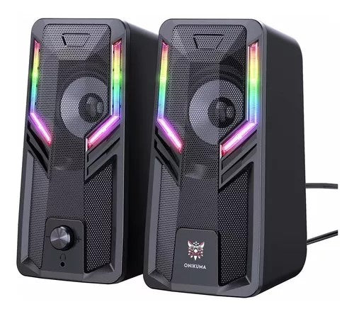 Parlantes Gamer Onikuma G6 Rgb Pc