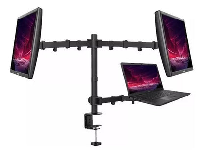 Soporte Doble 2 Monitor Y Notebook