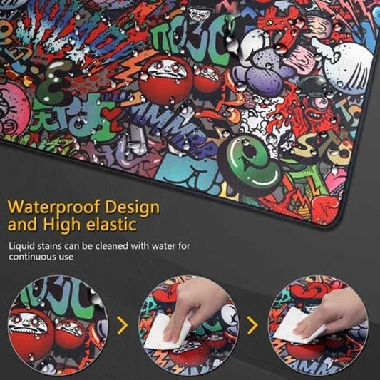 MOUSEPAD GRAFFITI 90X40CM ANTIDESLIZANTE