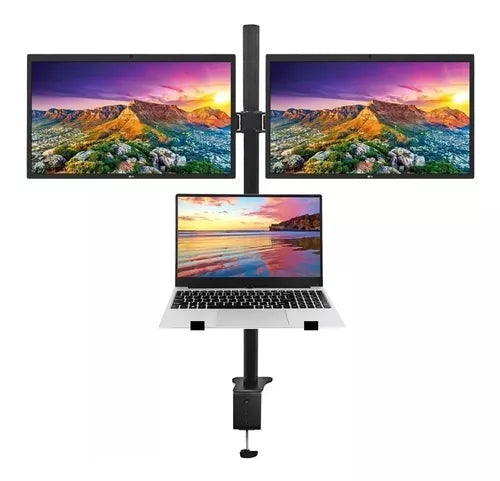 Soporte Doble 2 Monitor Y Notebook